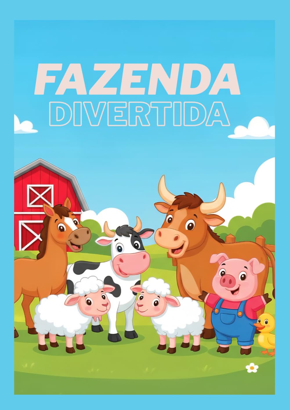 Fazenda Divertida: Livro de colorir