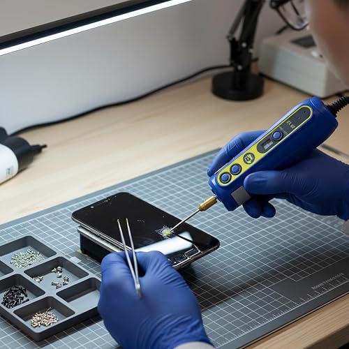 Miniatura 7 de Herramienta eléctrica de eliminación de pegamento Walfront, cortador de pegamento seco de pantalla de teléfono móvil, máquina portátil de limpieza