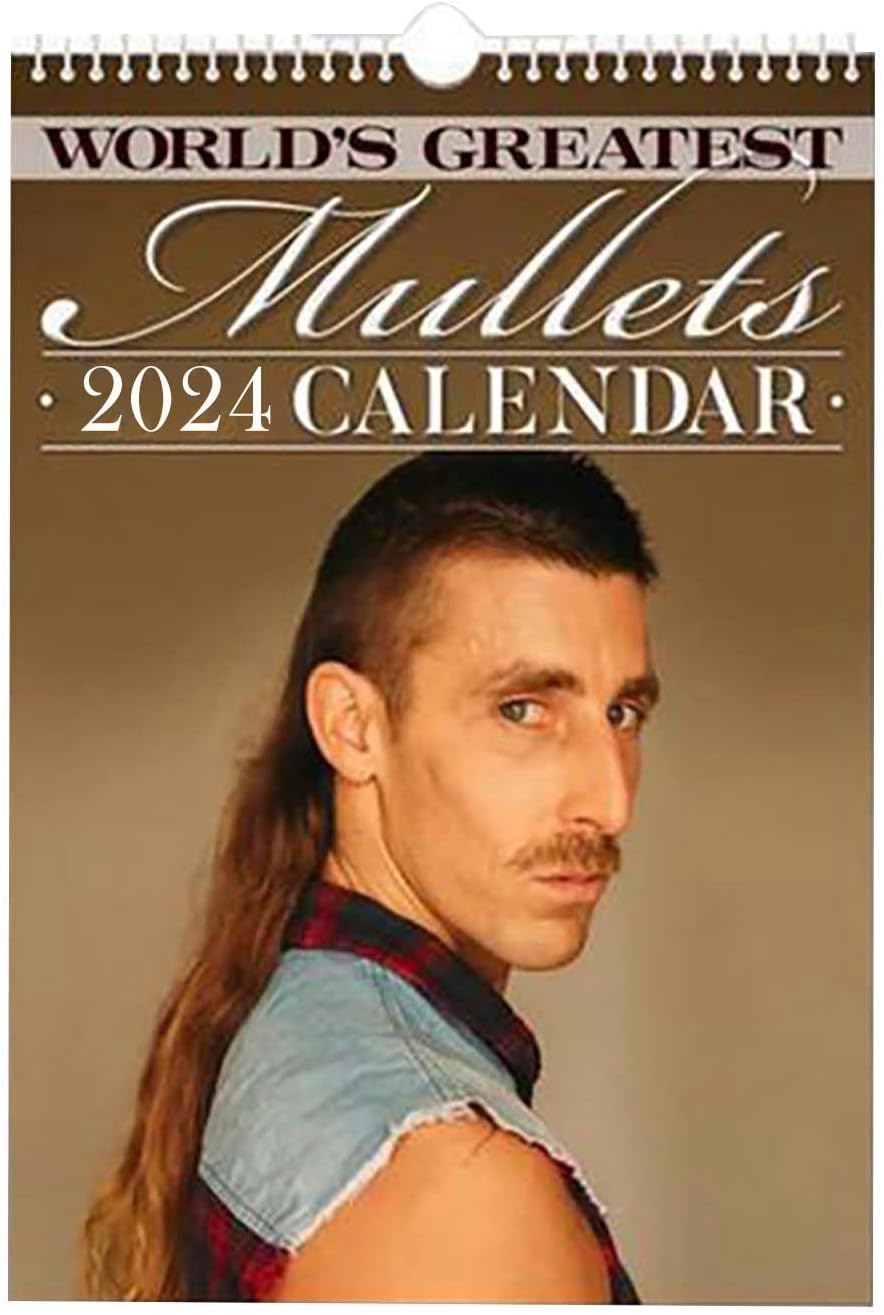 2024 Advent Calendar for World's Greatest Mullets Haircuts