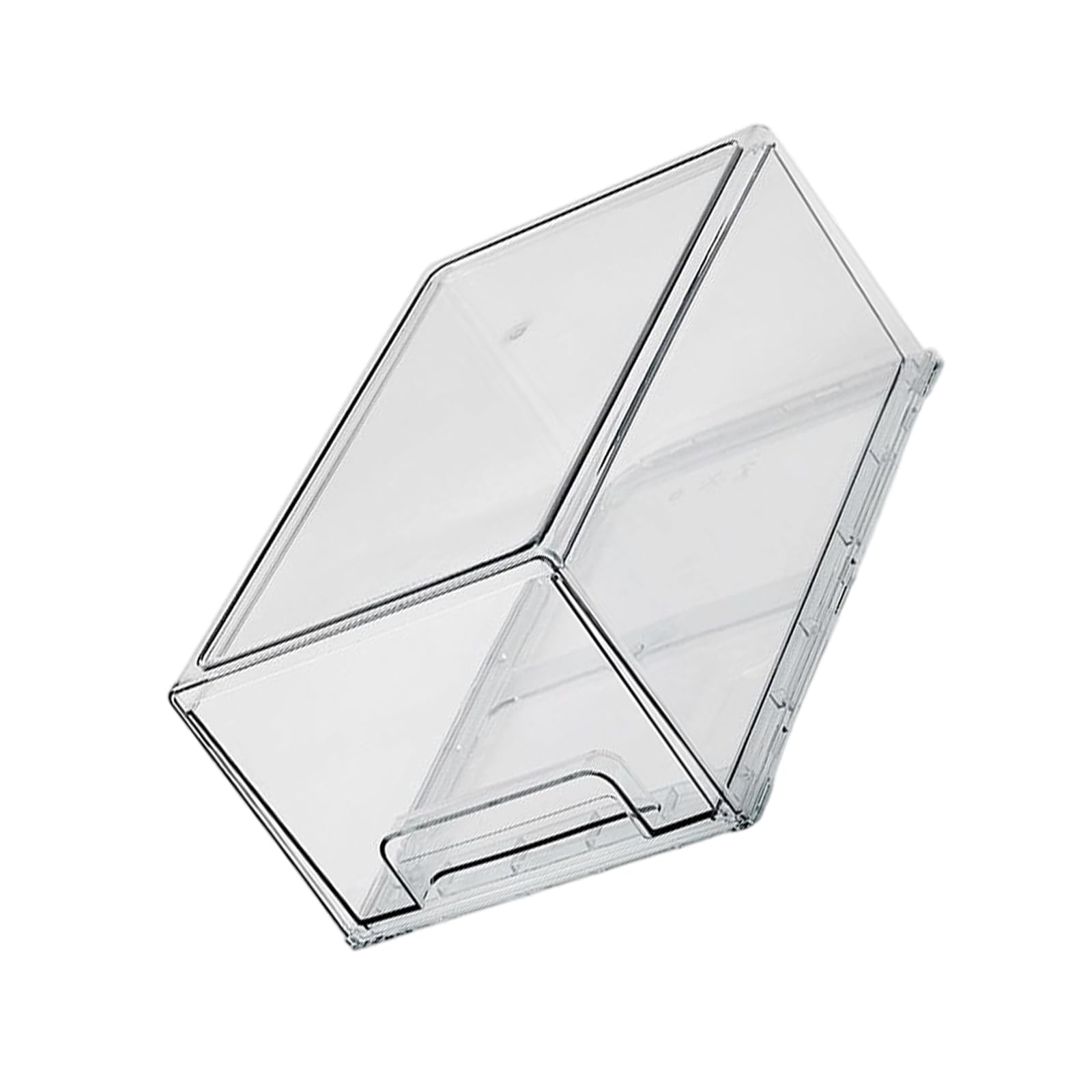Tsophreniq Sturdy Multiple Tiers Drawer Organizers Box with See Through Front Panel for Efficient Home and Workplaces Storage Makeup Storage Box