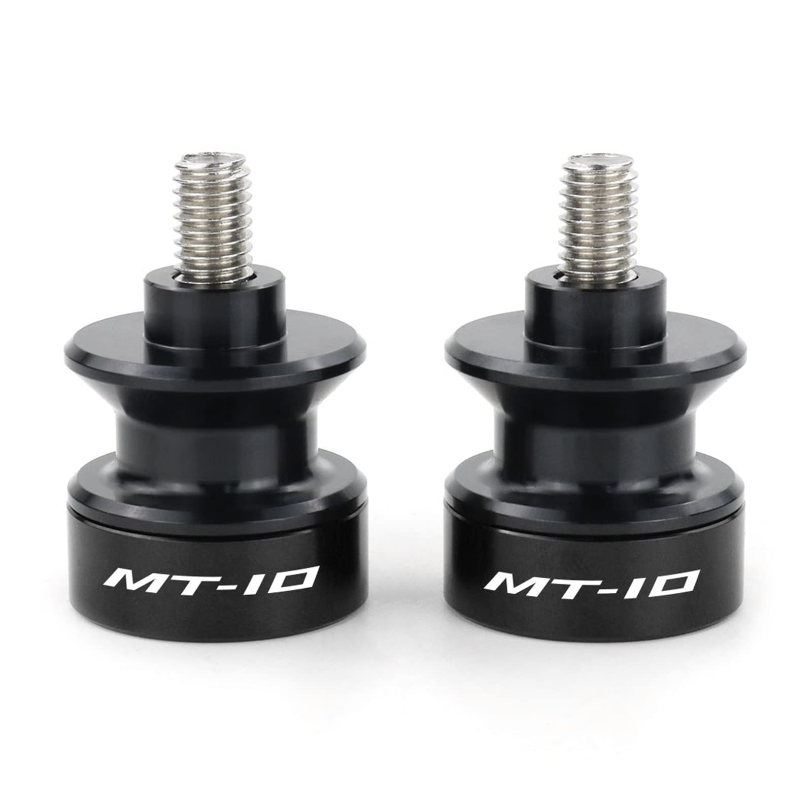 Curseur de bobines bras oscillant M6 moto pour MT-09 MT-03 FZ-09 Traceur 700 noir