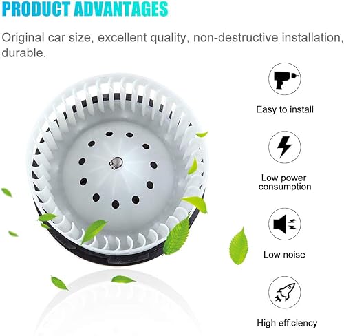 Miniatura 2 de Reemplazo del motor del ventilador del calentador de CA para Cadillac Escalade, Chevy Silverado 1500 2500 3500 Tahoe, GMC Sierra 1500 2500 3500
