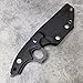 XHM Awesome Fixed Blade Knife Heavy Duty, Full Tang Titanium Plated Blade, G10 Handle, Kydex Sheath, for Hunting, Outdoor Survival, Camping, EDC