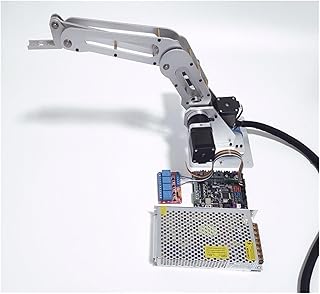 500g Load 3 Axis Robotic Arm Industrial Automation Imitating Robot 3 DOF Manipulator Robot Writing Drawing Engraving (Color : Full set arm)