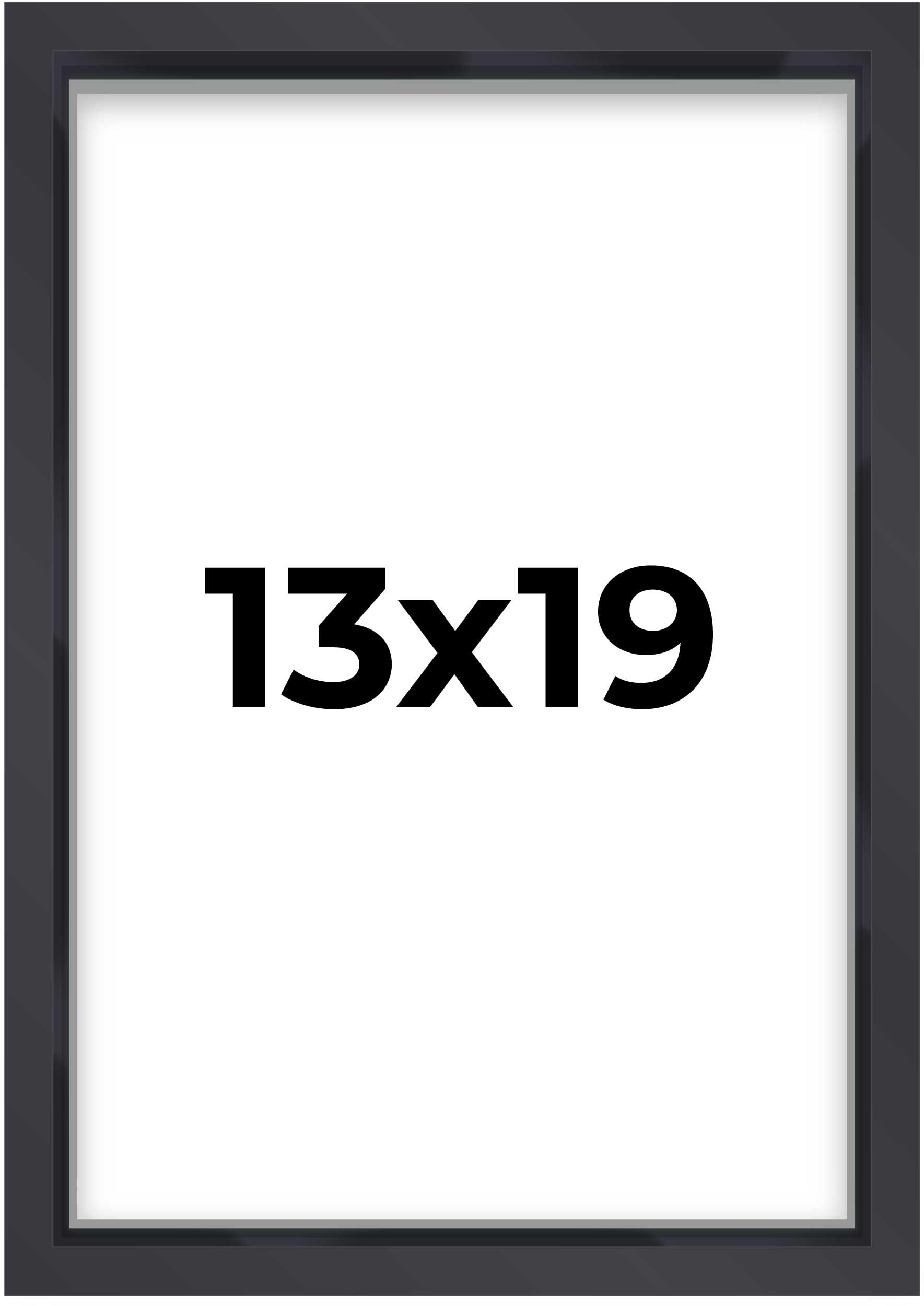 Amazon.com - 13x19 Shadow Box Frame Contemporary Black | 3/4