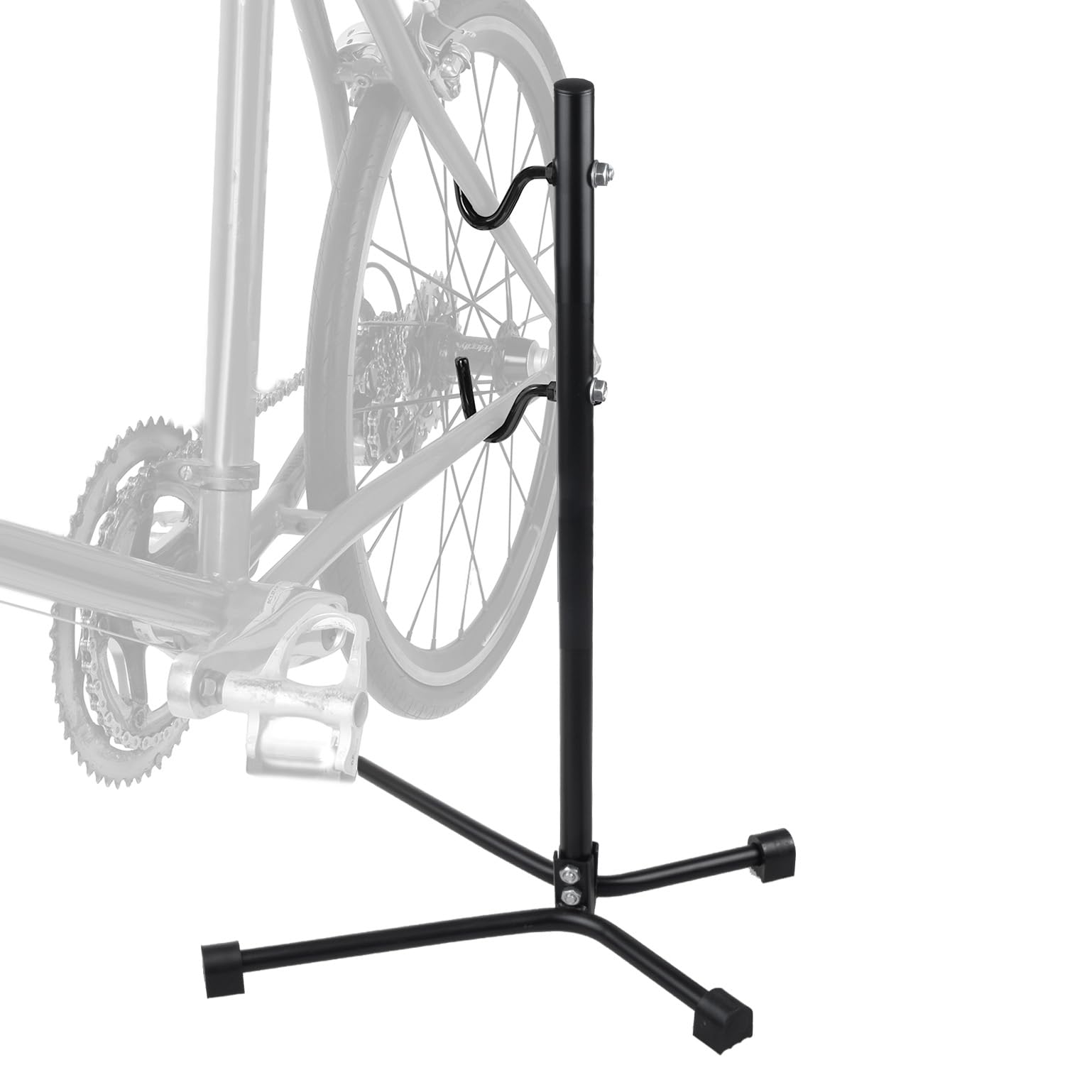 Maclean MC-434 Maniglia di servizio per bicicletta Supporto Servizio in acciaio 20 kg Compatibile biciclette MTB ruote da 27,5 Pollici nero Cavaletto Manutenzione
