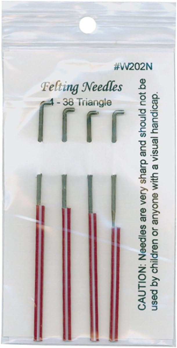 Felting Needles 4/Pkg-Size 38 Triangle