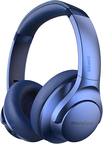 Miniatura 10 de Soundcore Anker Life Q20 Auriculares híbridos con cancelación activa de ruido, auriculares inalámbricos Bluetooth sobre la oreja, tiempo de Negro