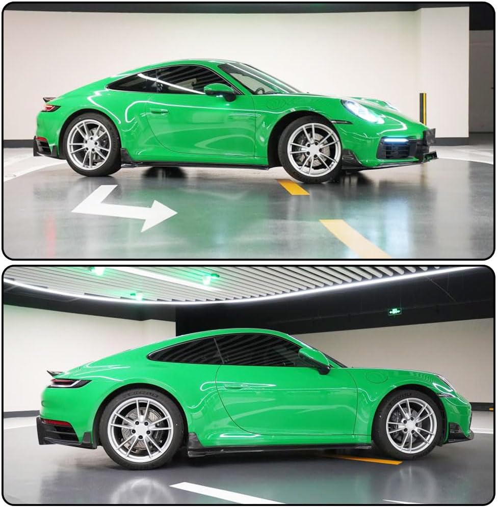 Dry Carbon Fiber Side Skirts for Porsche 911 Carrera Targa Coupe 2-Door 2019-2023 Under Door Rocker Panels Valance Extension Lip Factory Outlet