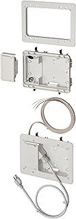 Arlington TVL2508K-1 Low Profile TV Bridge Kit for Shallow Walls, 8-inch x 5-inch Box, 1/2-inch or 5/8-Inch Drywall, White, 1-Pack