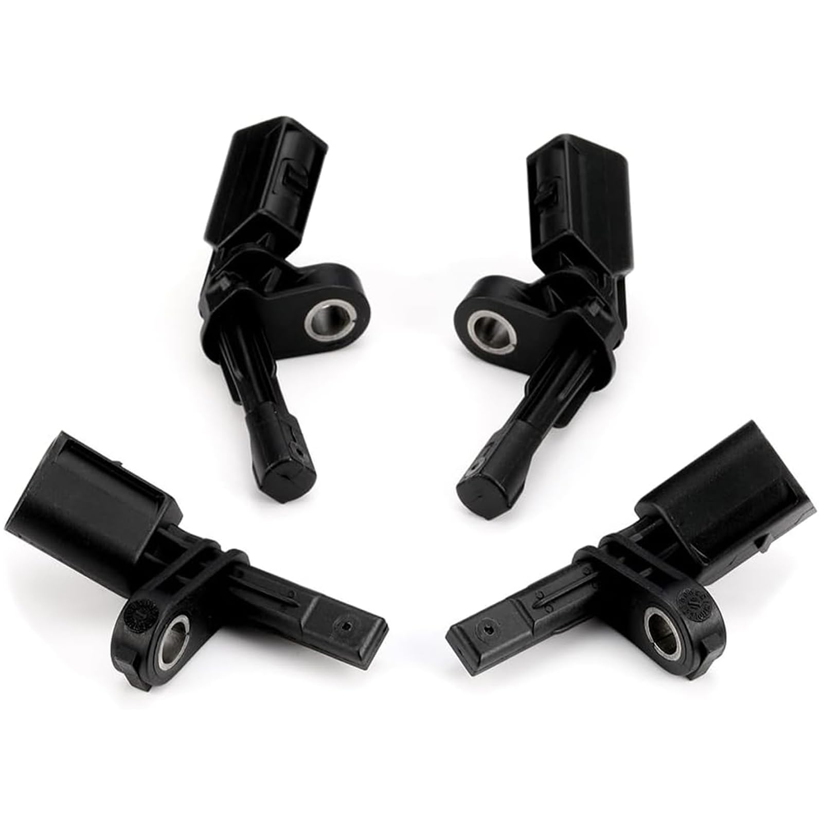 Set di 4 sensori ABS per velocità ruota, per Audi A3 2003-2012, VW Golf 2008-2013, Jetta, Passat, Touran, Tiguan, compatibilità sinistra e destra, parti di ricambio ad alte prestazioni,