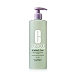 Clinique 3-Step All About Clean Liquid Gentle Facial Cleanser Soap | Face Wash For Dry Combination Skin | Type 2, 13.5 Fl Oz