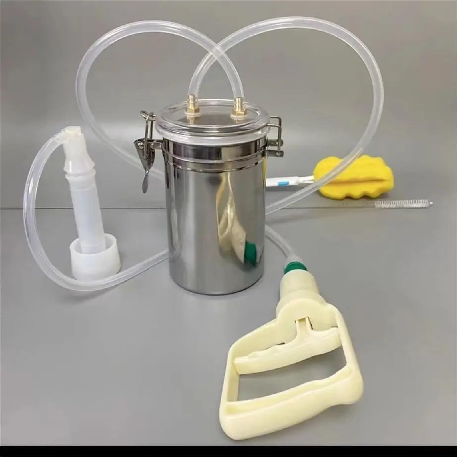 Melkmaschine for Kühe und Schafe, Milchpumpe for , manuelle for den Haushalt für Schafe, Ziegen und Kühe(2kg,Sheepskin)