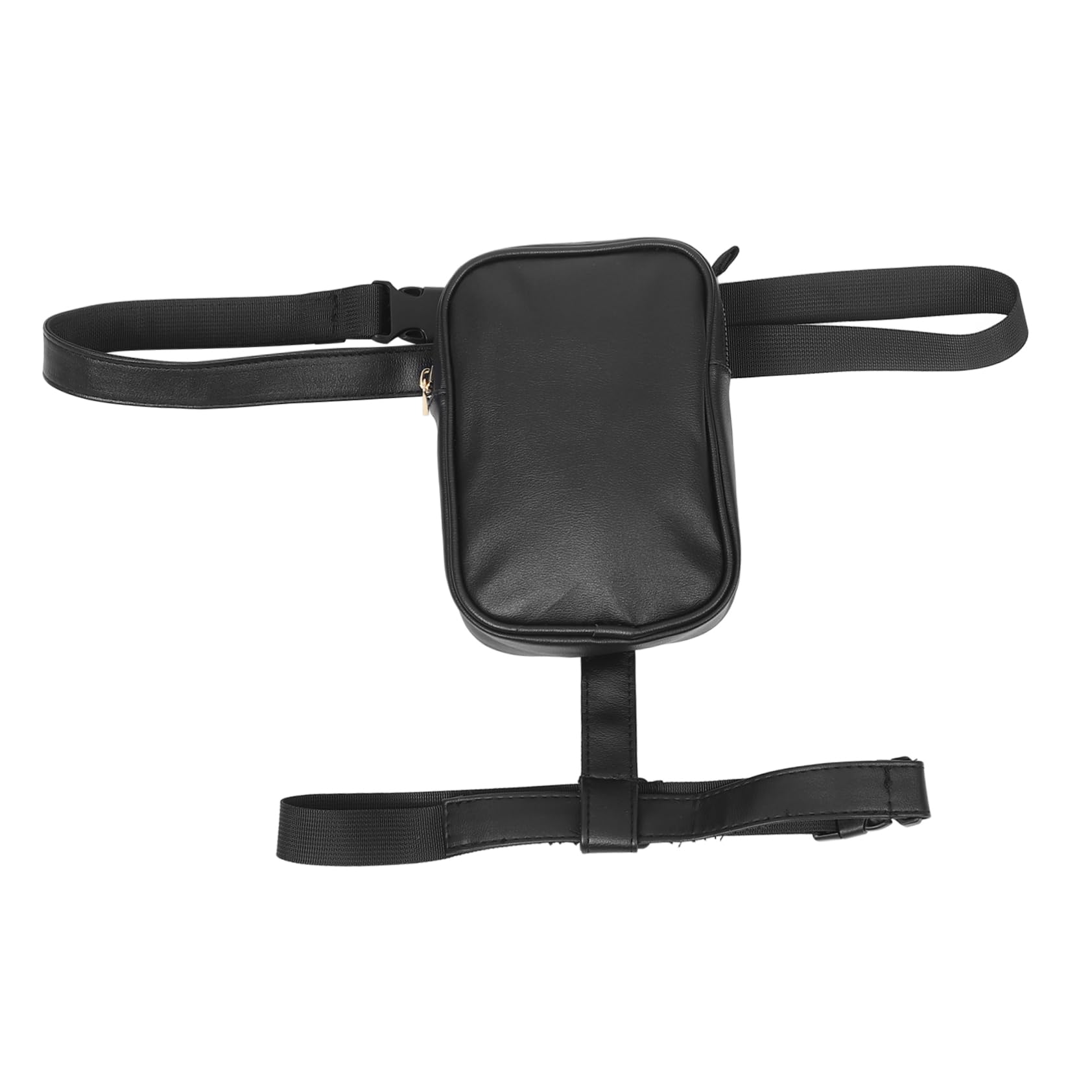 LIFKOME sportivo da gamba custodia del telefono manica del telefono gamba custodia da gamba per cellulare borsa da gamba per telefono sportivo da gamba pu Black