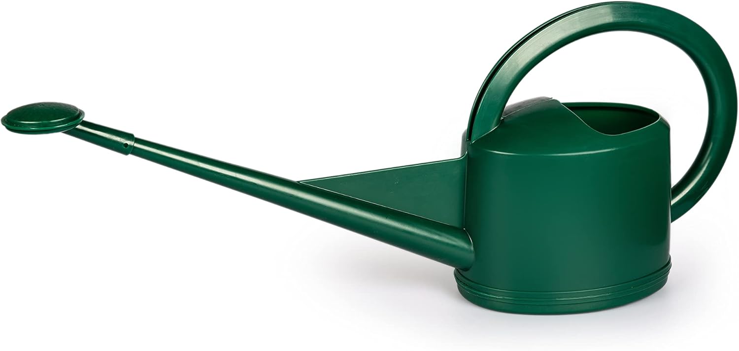 Consolidated Plastics Durable Swiss Watering Can with UV Protection, Ergonomic Handle for Indoor/Outdoor Gardening, Made in Switzerland (5 Liter, Red)