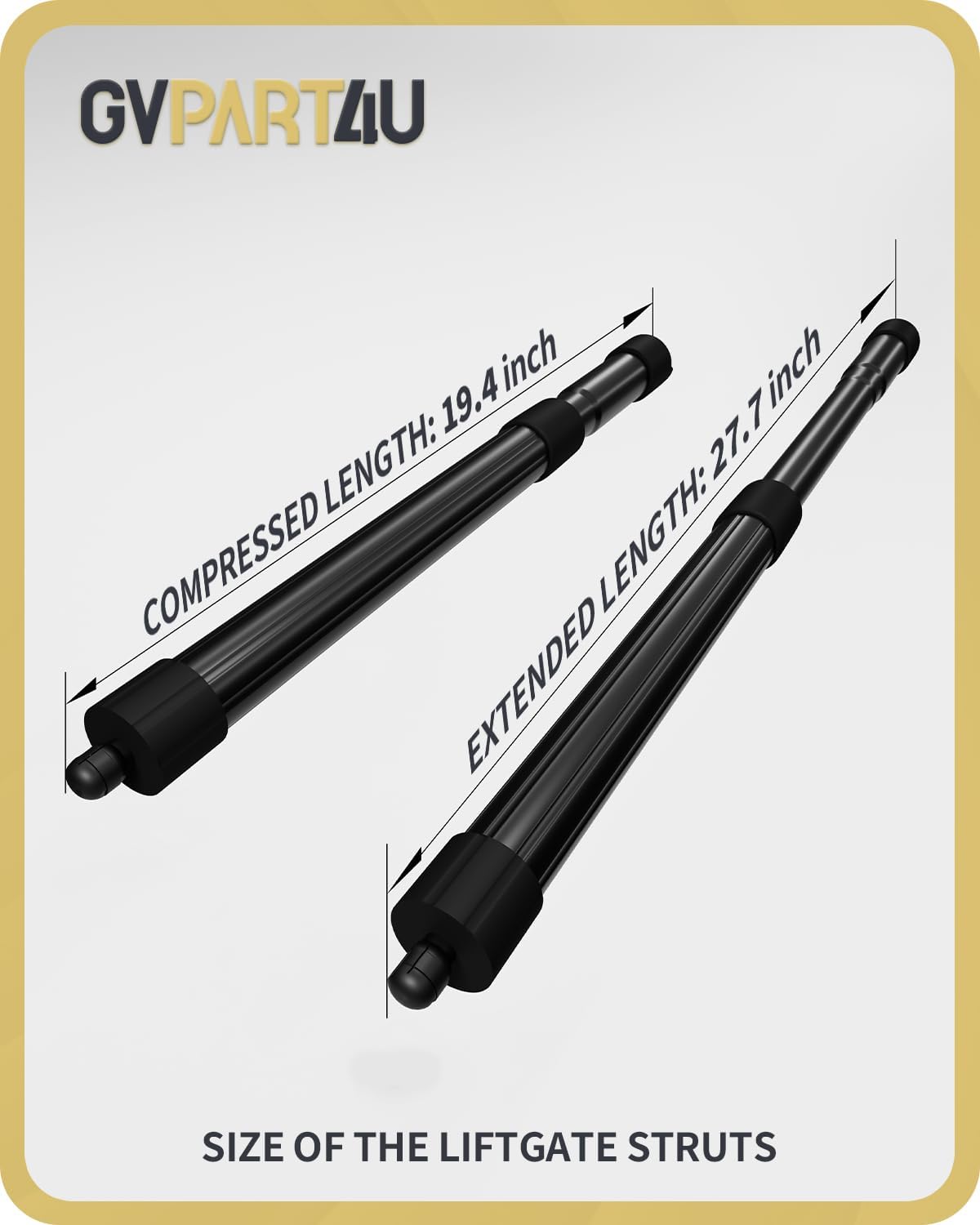 Power Rear Liftgate Struts Fit for Lexus RX350 RX450h 2016-2019 Tailgate Electric Hatch Lift Actuator Trunk Shock Support OEM# 6892048030 6891048070, Left & Right, 2Pcs