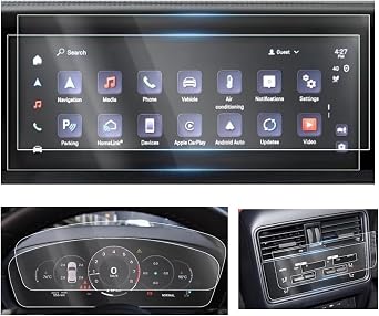 Ruiya 2024-2026 Cayenne Screen Protector for Porsche Cayenne 12.3" &12.6" & Air Conditioner Anti-glare Nano Films Compatible with 2024 2025 2026 Porsche Cayenne Accessories 2026 6Packs
