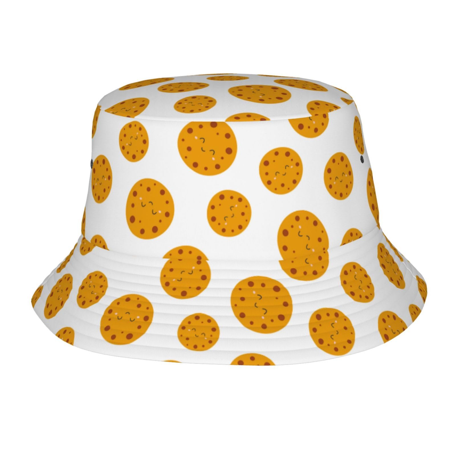 Anydia Cookies Bucket Hat Unisex Fisherman Hats Summer Sun Cap Outdoor Travel Beach for Women and Men