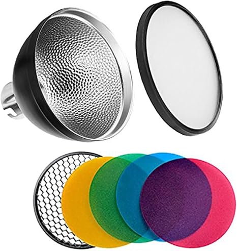 Godox AD-S2 Standard Reflector with Soft Diffuser and ad-s11 Flash Speedlite Accessories | Compatible with GODOX AD200, AD200Pro, AD360II, AD360, AD180 Flashes