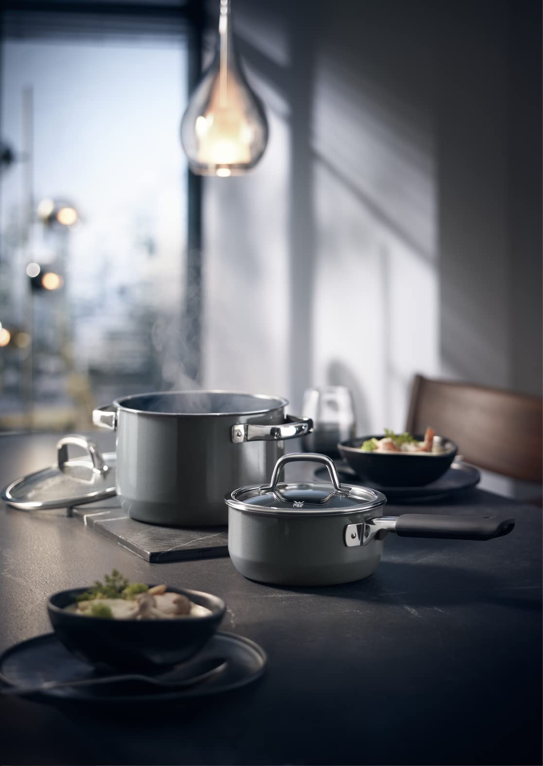 WMF Fusiontec Made in Germany（24cm） WMF Fusiontec Mineral Roasting Pan 24cm Rose Quartz with lid