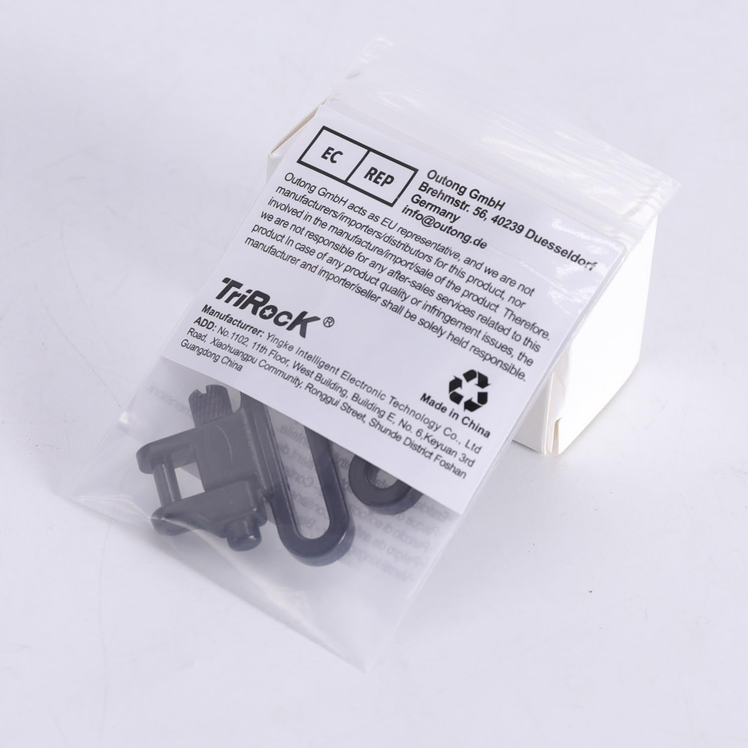 TRIROCK 1 para krętlików Sling 3,2 cm, wytrzymały, 300 lb Quick Detach do polowania