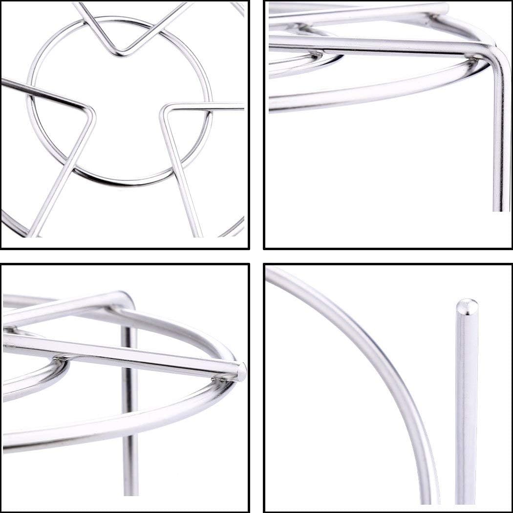 Stainless Steel Steaming Rack Stand Cooking Ware Steamer Rack Trivet for 6 Quart Instant Pot 6" Diameter x 2.7" Height