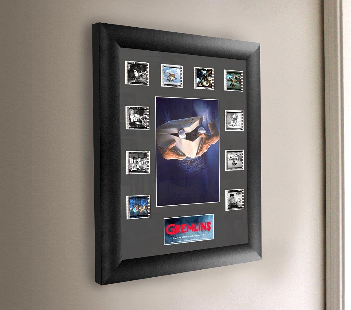 The Gremlins - FilmCells 11” x 13” Mini Montage Presentation -Ten (10) 35 mm Film Clips - Limited Edition Officially Licensed Collectible