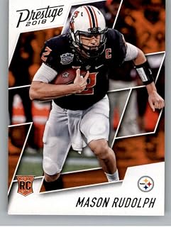 2018 Panini Prestige #236 Mason Rudolph RC Rookie NFL Football Trading Card Pittsburgh Steelers