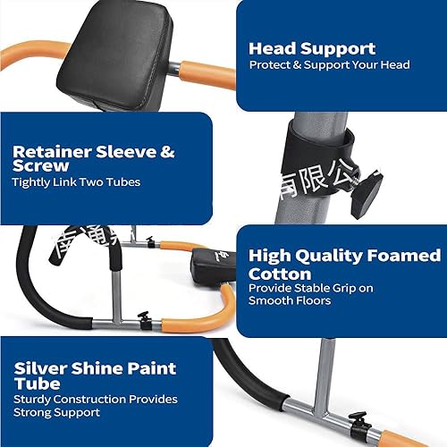 Miniatura 5 de Página de inicio Ejercitador abdominal Abs Cruncher Sentarse Banco de cintura perezosa Ejercicio abdominal Equipo de fitness Entrenador abdominal,