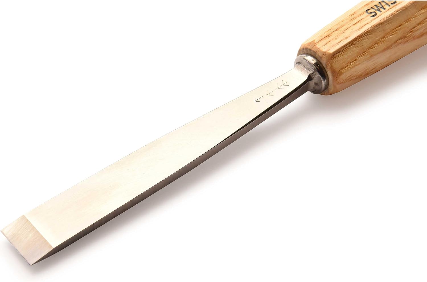pfeil Swiss Made 16mm #1 Sweep Straight Chisel - Double Bevel