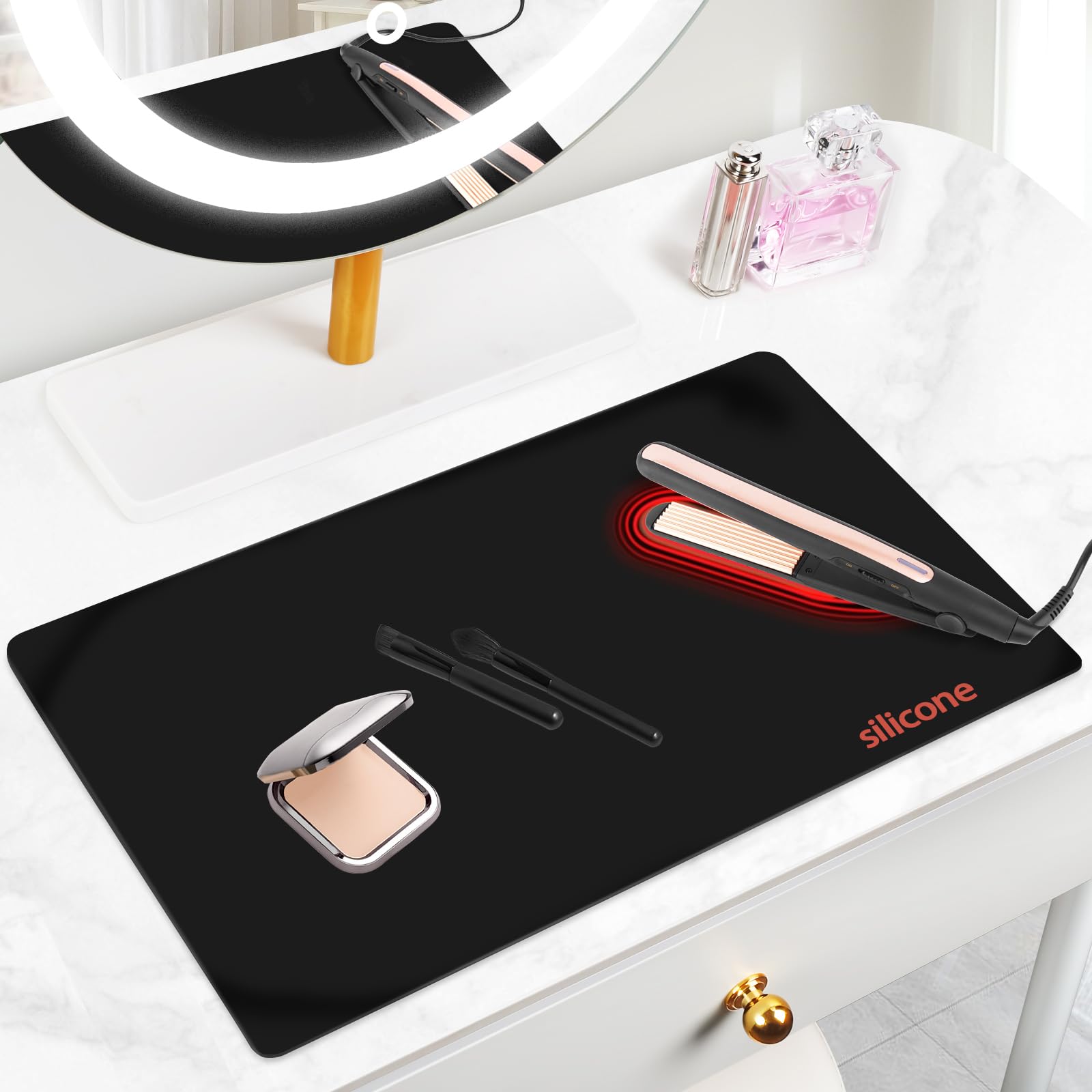 Heat Resistant mat for LED Vanity Mirror product research image