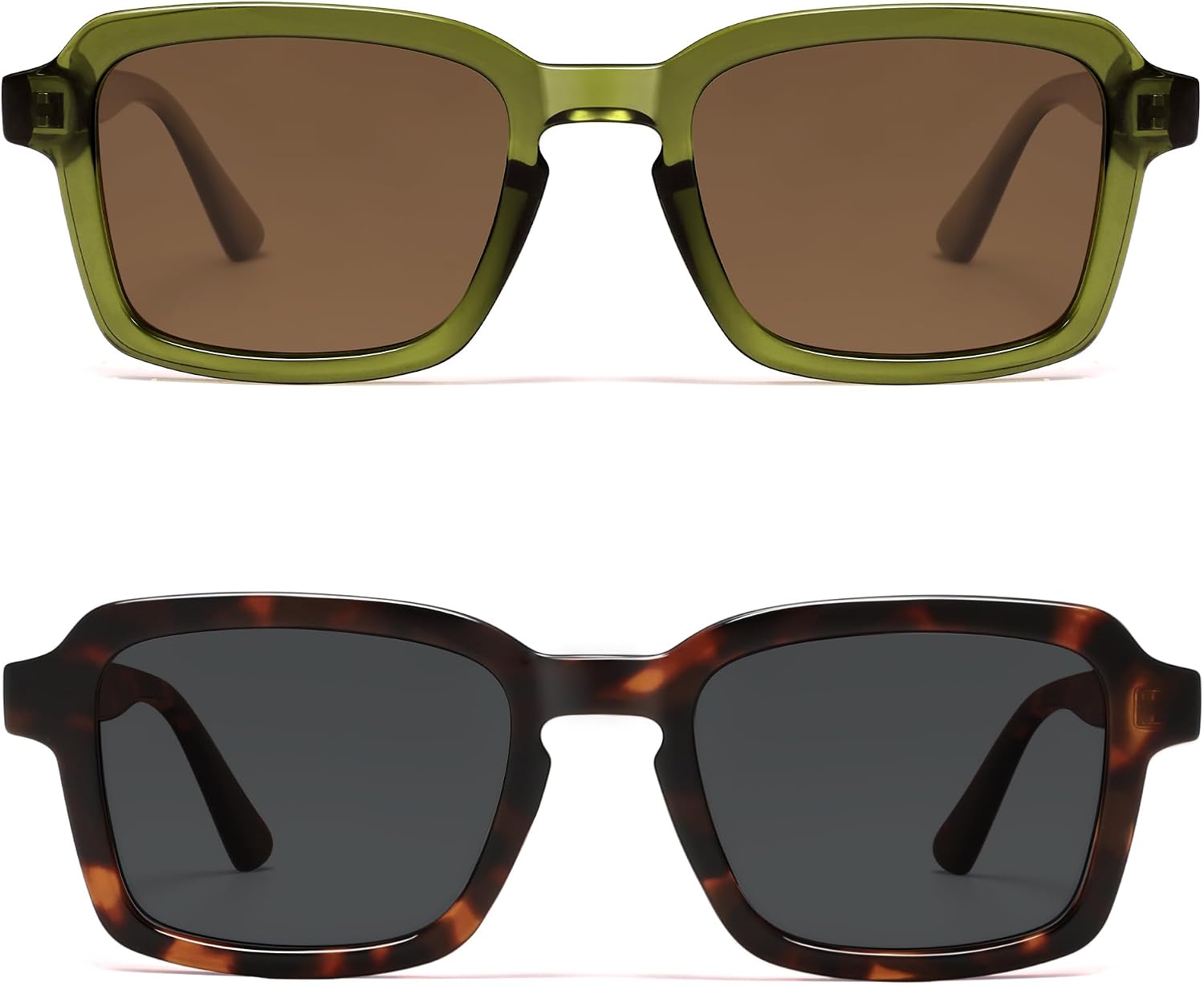 VANLINKER Polarized Trendy Retro Square Sunglasses for Women Men VL9849 image 2