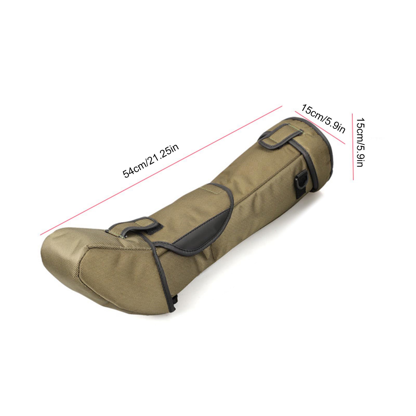 Teleskopkoffer, Spektiv-Aufbewahrungsabdeckung, stoßdämpfende Teleskop-Tragetasche, tragbare Spektivtasche, Kaliber 100 mm, Refer to Description, Unisex