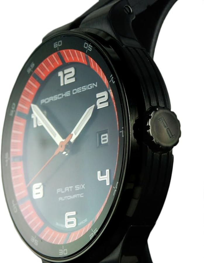 Amazon.co.jp: ポルシェデザインフラットシックス自動ブラックPVD
