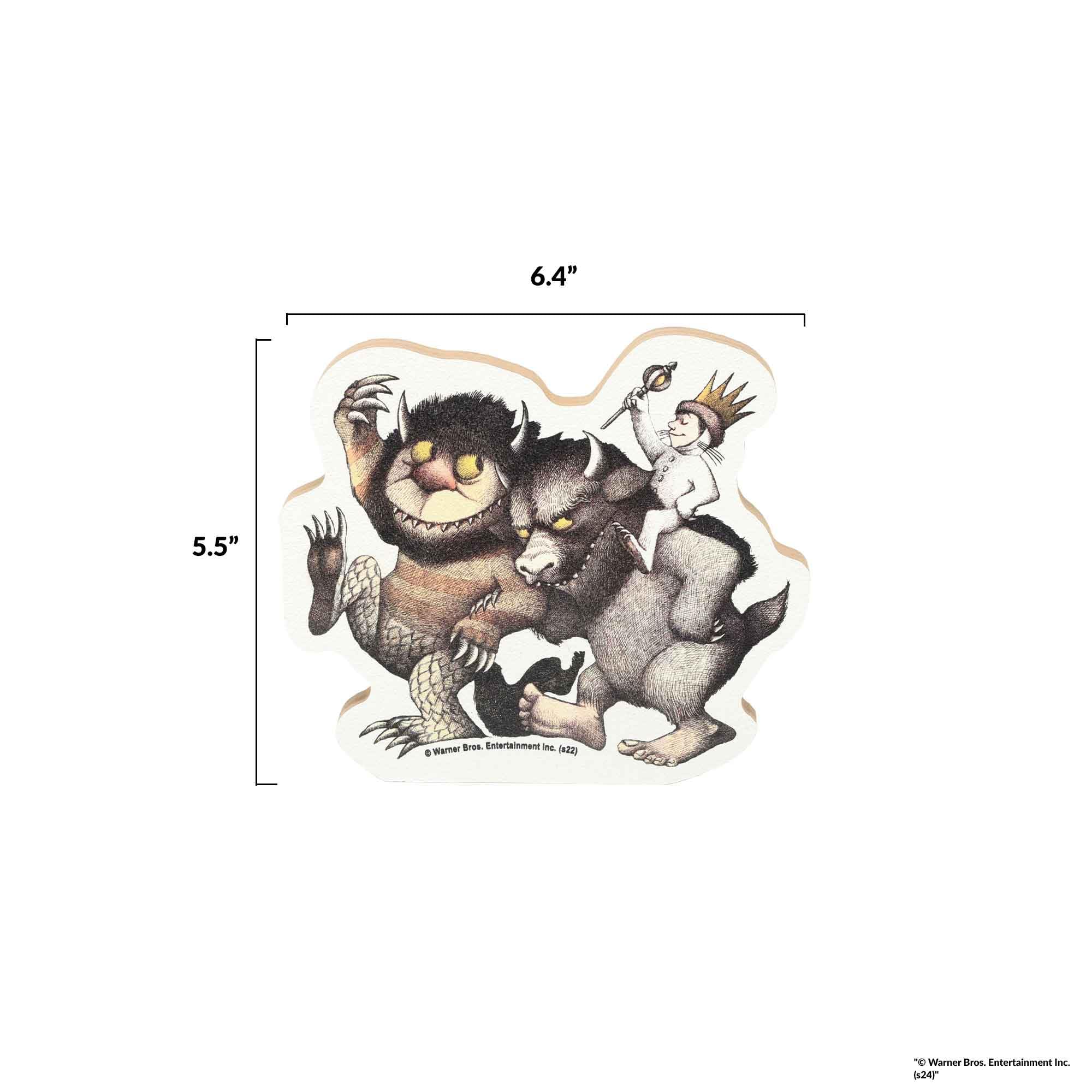 【yoshi 】WILD THINGS Amazon.com: Open Road Brands Where The Wild Things are Wood Block