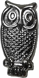 Scout Wood Badge Owl Silvertone Lapel Pin On Trend Handcrafted Gift or Present for Wood Badge Scout