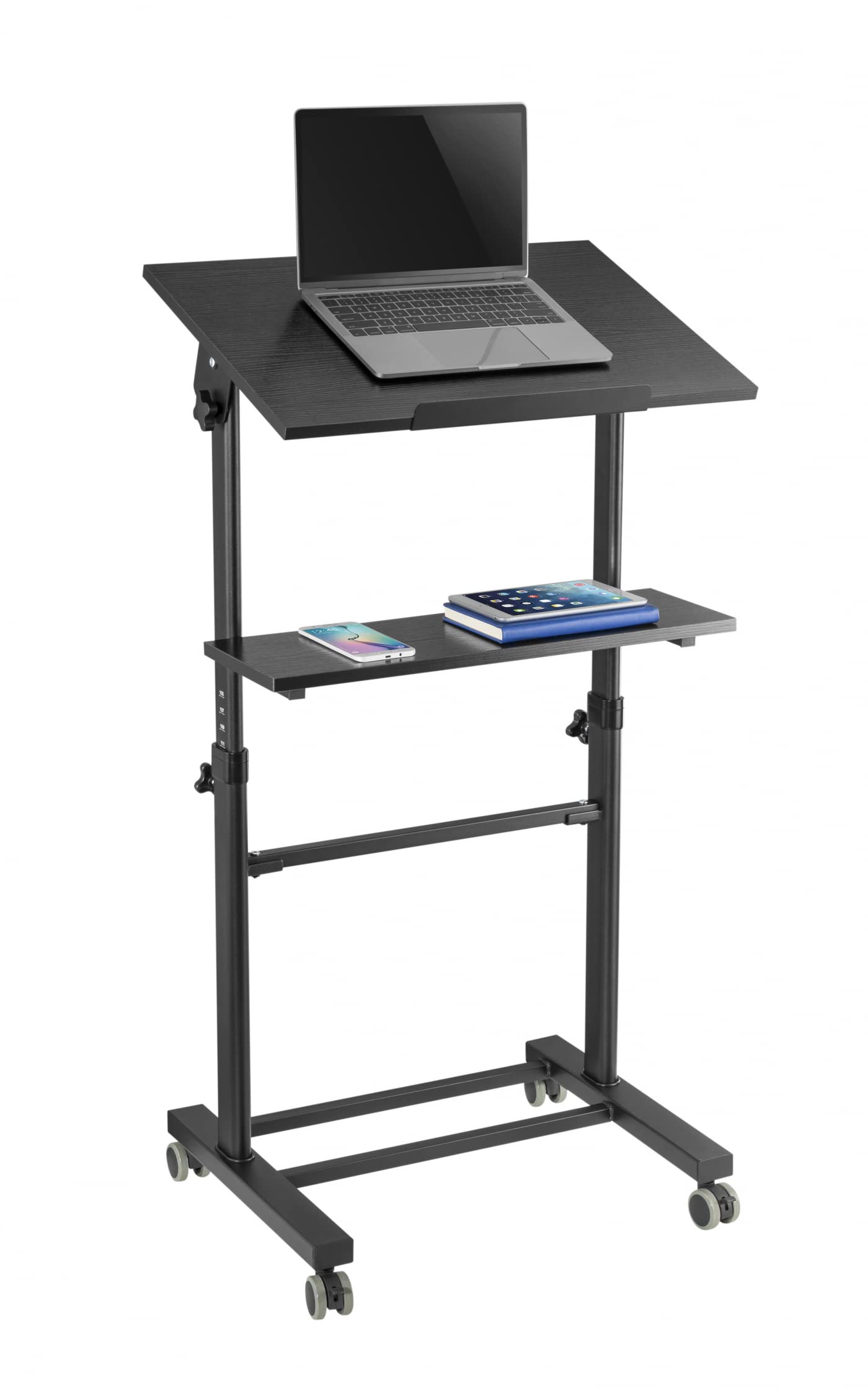VDD Pupitre lutrin - Meuble de présentation - Mobile - réglable en Hauteur
