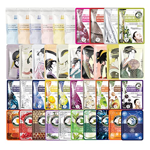 미토모 LBPRHS0100 럭키백 100개 개별포장 뷰티 페스티벌 팩 MADE IN JAPAN 농축 보습 럭키백 100개입 보답 수분 마스크팩