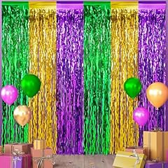 Purple Gold and Green