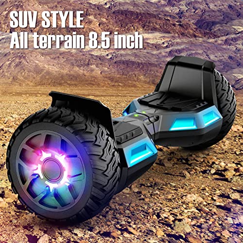 Image of LIEAGLE Hoverboard, 6.5 inch Self Balancing Scooter Hover Board with Bluetooth Wheels LED Lights for Kids Adults