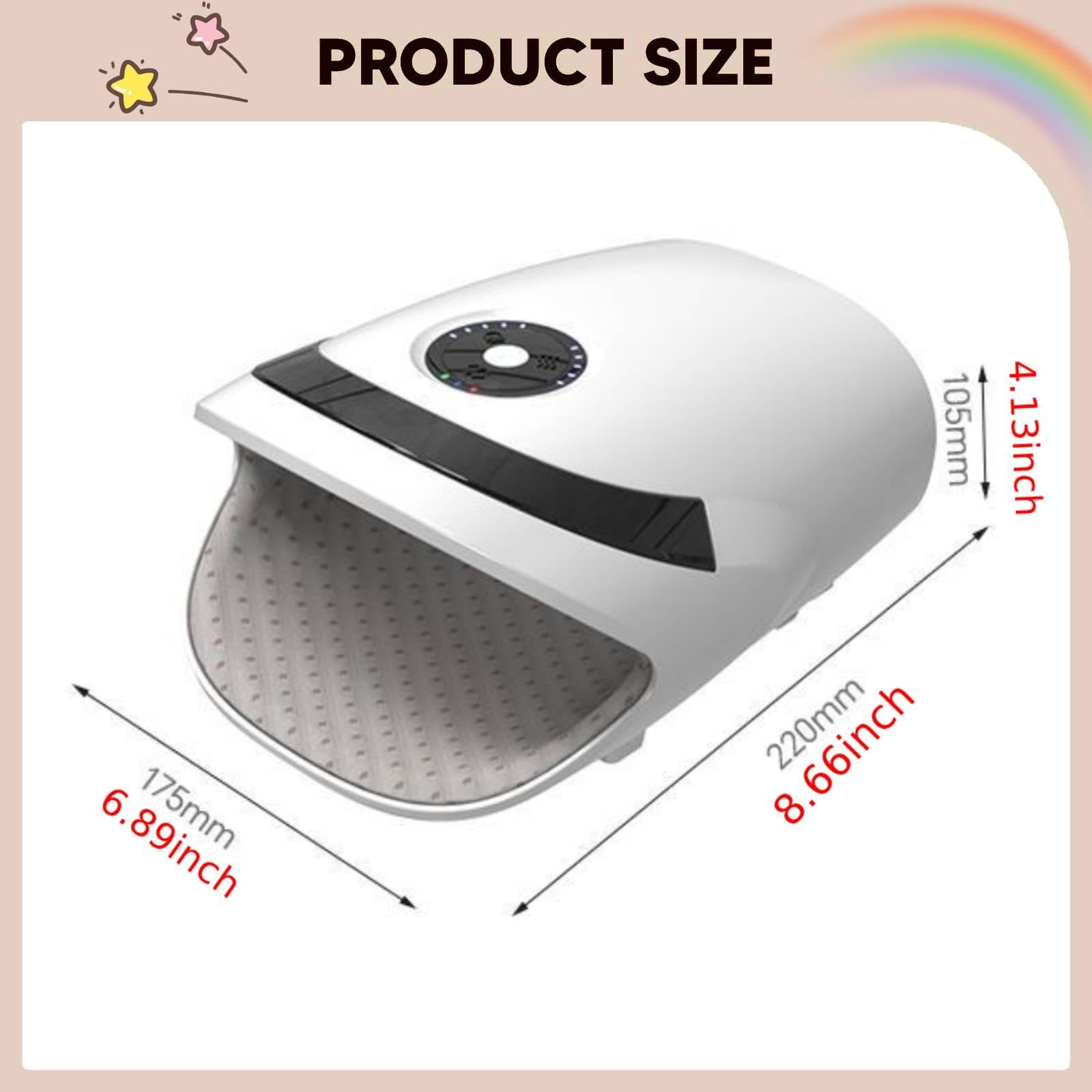 Qianly Dispositivo elettrico per massaggio manuale, senza fili, ricaricabile, pratico regalo per la festa della mamma, versatile, impastatore per dita,