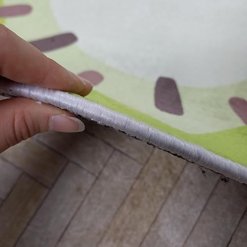 Miniatura 4 de Bonita alfombra de fruta kiwi fresca y fresca para decoración del hogar para cocina, habitación de niños, baño, dormitorio, antideslizante, lavable