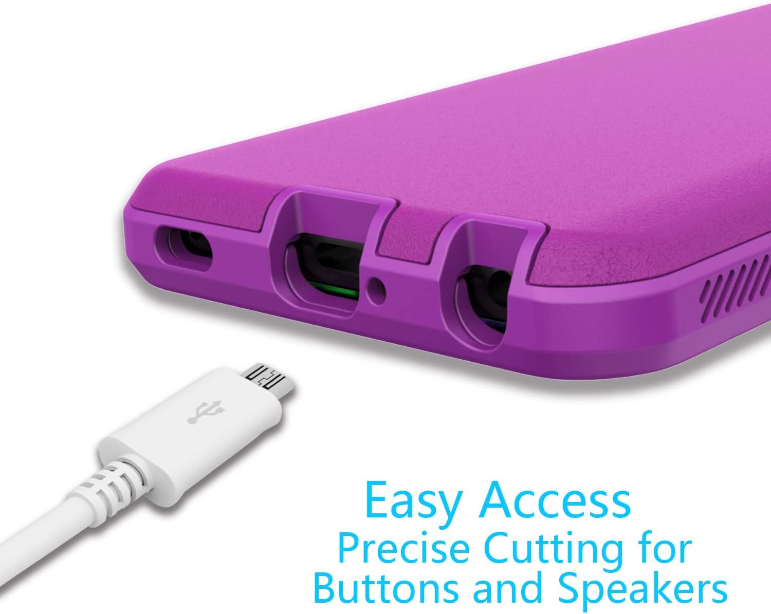 ACKETBOX LG G8 ThinQ Case/LG G8 ThinQ Phone Case with Built-in Screen Protector Heavy Duty PC Back Case+Shockproof TPU and Bumper Full Body Protective Cover Case for LG G8 ThinQ/LG G8(Purple)