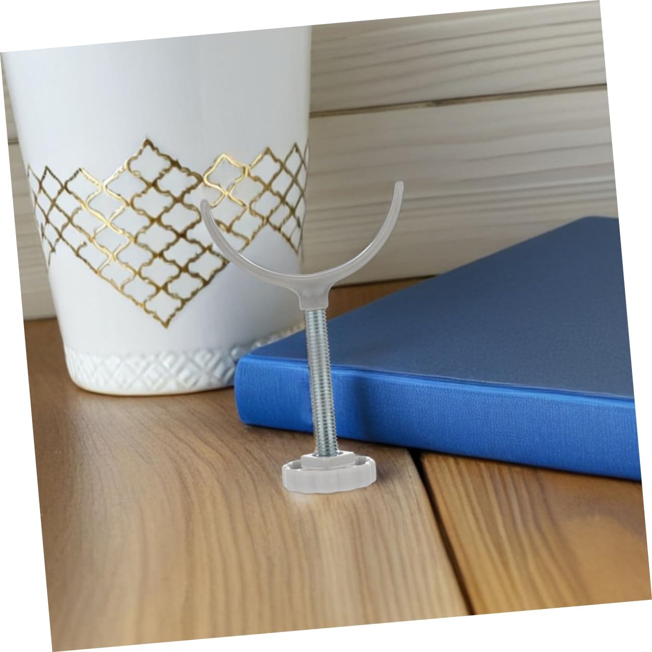 2 Pcs U Shaped Guardrail Holder Fixator for Safety Durable Stair Gate Adapter Easy Installation Monitoring Prevents Falls