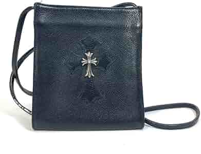 Chrome Hearts 黒スエードポーチ 7個セット クロムハーツ シルバー ダガー ブラック スエード ハンドバッグ