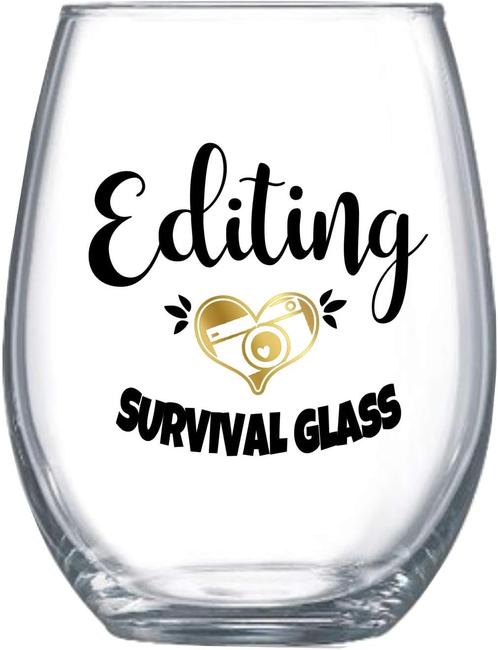 Zoey Christina Funny Photography Gifts for Women Editor Gifts for Her Photographer Accessories Stemless Wine Glass 0324