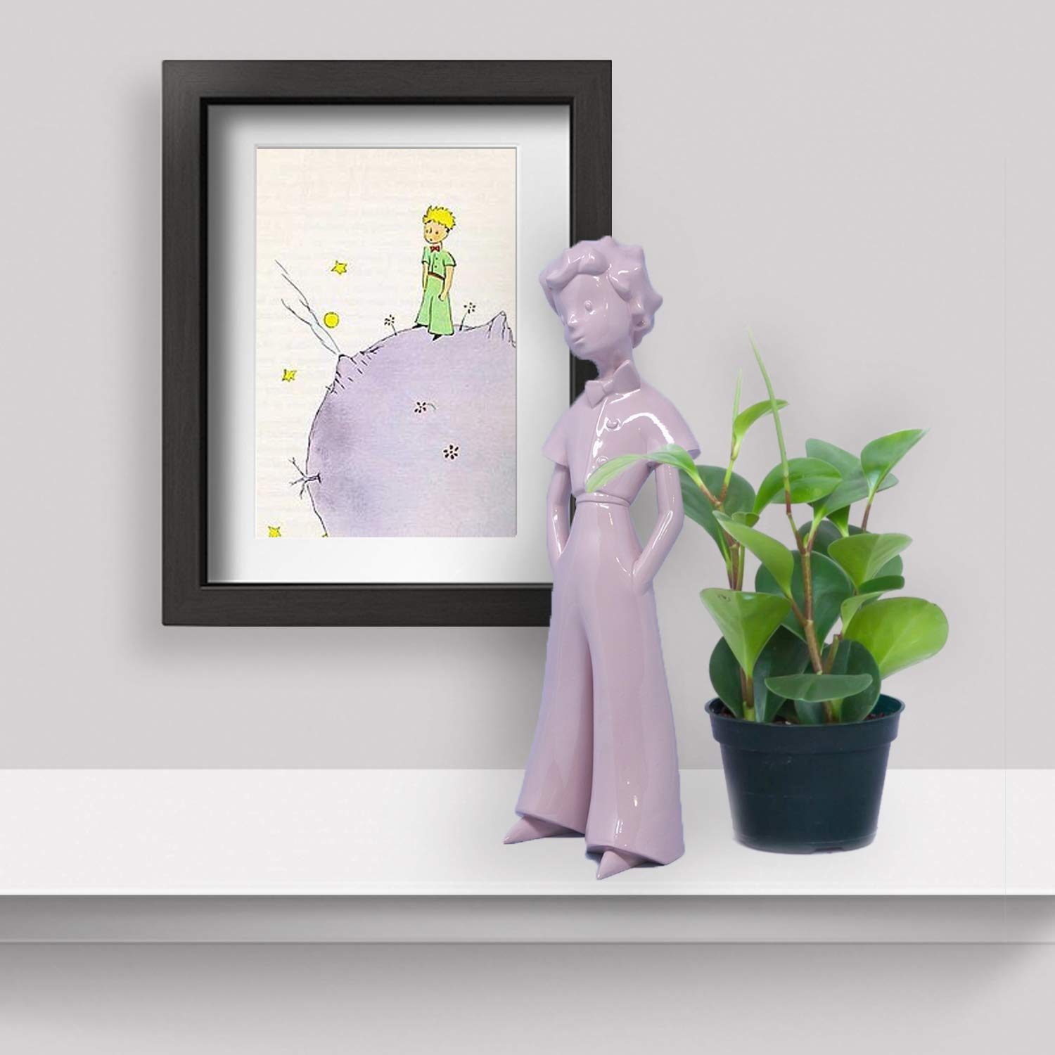 Neamedia Icons The Little Prince Scultpure 30cm, Dreamy Pink, Modern decor and design object, for birthdays, christenings, weddings, birthdays