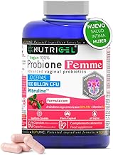Probioticos Mujer Flora Intima - 100 Mil Millones UFC/Día - 10 Cepas bacterianas + Arandano rojo americano + Vitamina B12 - Patentado - Salud zona intima mujer - 100% Vegano | 60 cápsulas