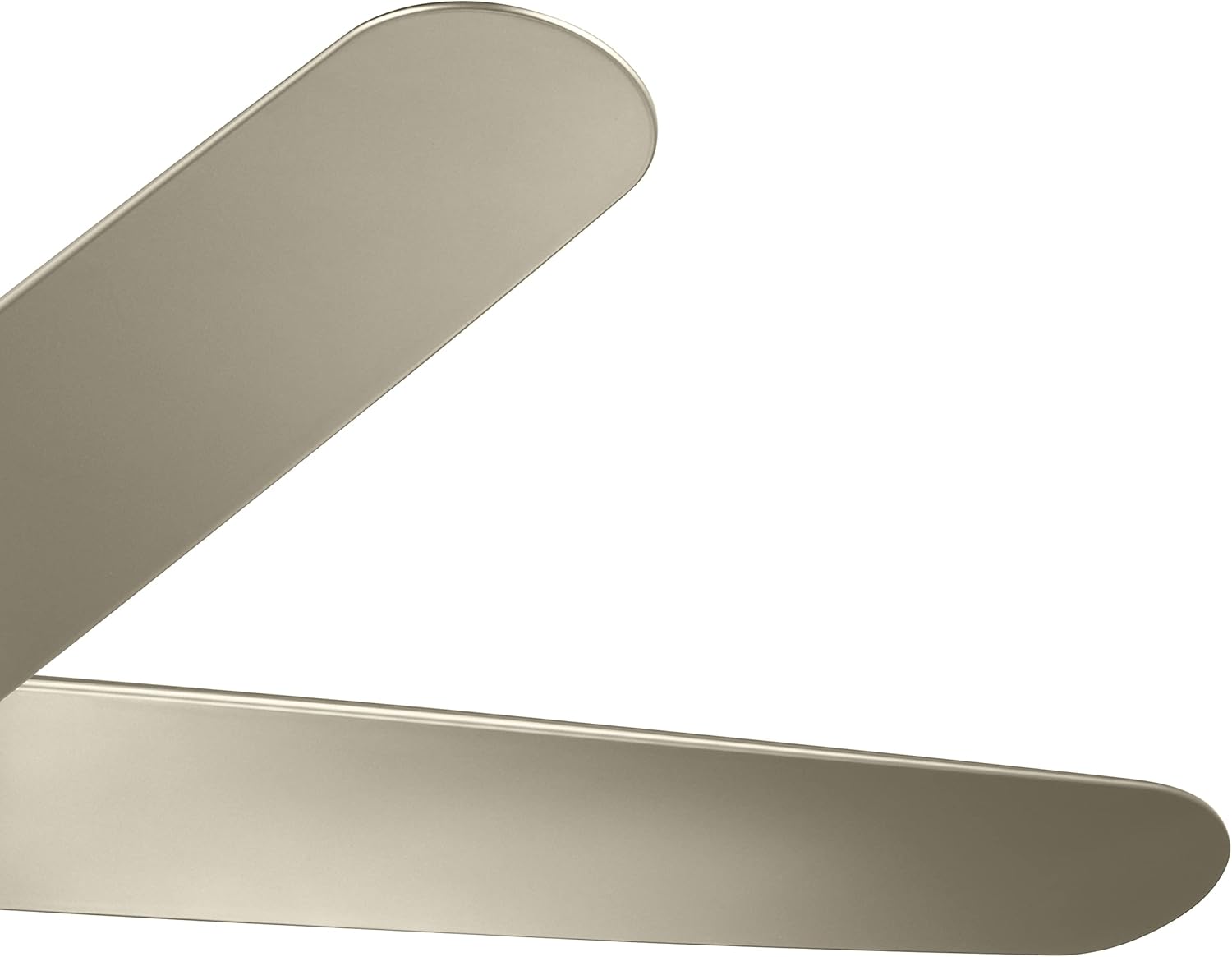 Kichler 54 inch Daya LED Ceiling Fan with Etched Cased Opal Glass in Brushed Nickel with Driftwood Blades