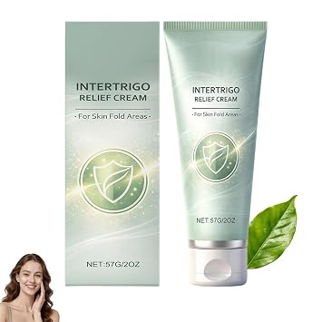 Cream Intertrigo Relief Cream for Women with Zinc Oxide Cream Undecylenic Acid, Soothe Skin Chafing & Moisture Barrier Cream for Inner Thighs Areas Folds2Oz/Pcs 1Pcs